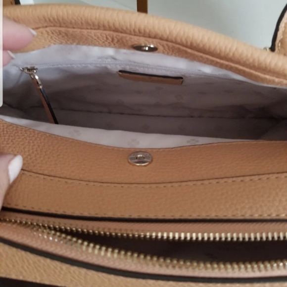 SOLD! NWT KATE SPADE ♠️ MARYAM PALMER DRIVER PEBBLED LEATHER Tiramisu/Tan - Picture 10 of 16